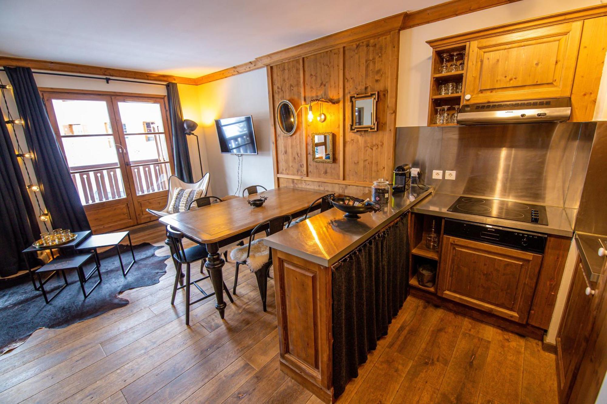 Arc 1950 Appartement Skis Aux Pieds Les Arcs  외부 사진